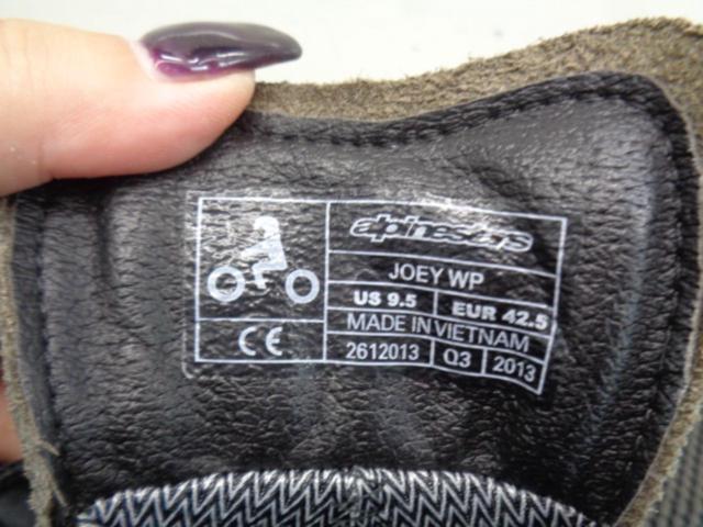 【Alpinestars】 JOEY WP ライディング シューズ US:9.5 EUR:42.5