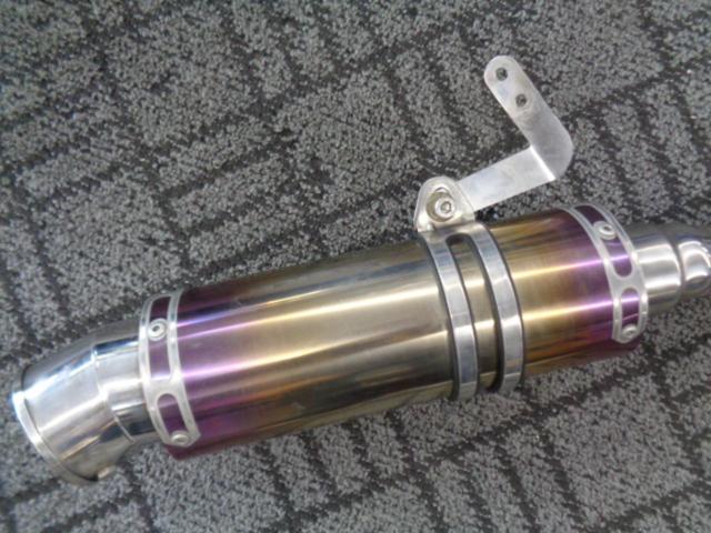 【WirusWin】 CB125R 8BJ-JC91 ダイナミックマフラー スポーツタイプ チタンサイレンサー