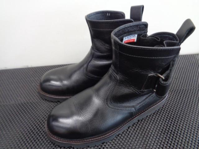 【KADOYA】 ライディングブーツ EG BLACK 25.0cm