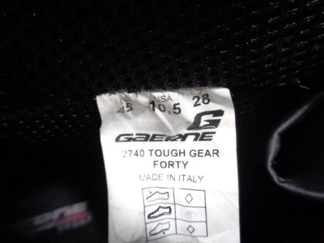 GAERNE
Riding boots
TOUGH
GEAR
FORTY
Size: 28.0cm