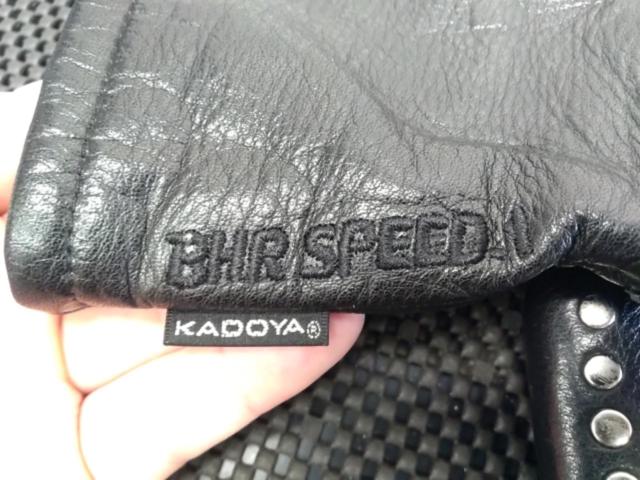 【KADOYA】 レザーグロー BHR-SPEED.1 ブ Lサイズ