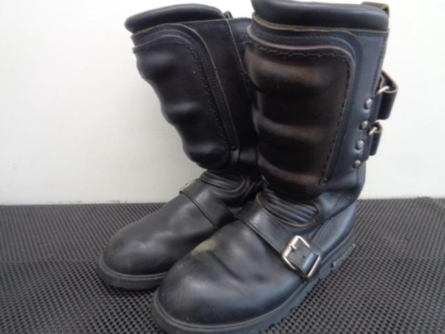【KADOYA】 レザーブーツ BLACK SHIELD 26.0cm