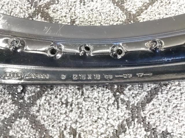 【YAMAHA】 SR400 純正 ホイールリム (ドラム)