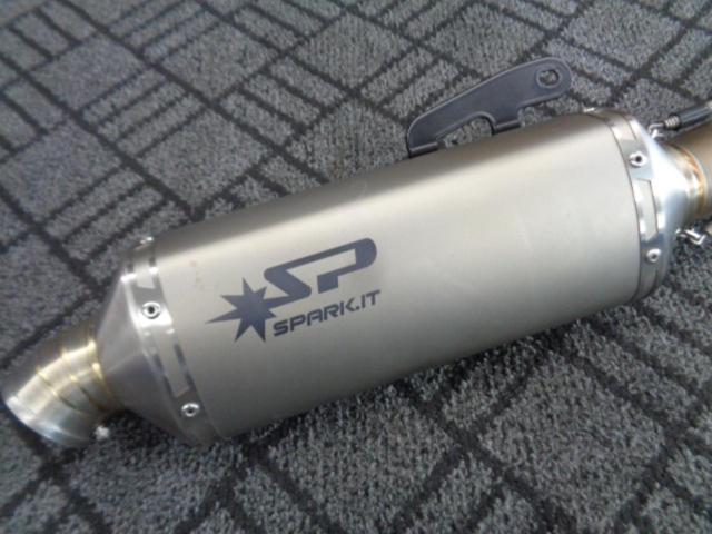 【SPARK】 TRANSALP トランザルプ XL750 SLIP-ON DAKAR チタン GHO2002