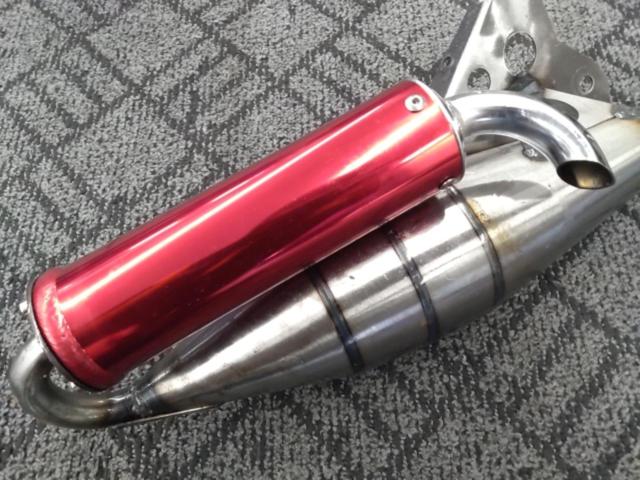 【メーカー不明】 JOG フルエキゾーストマフラー  チャンバー