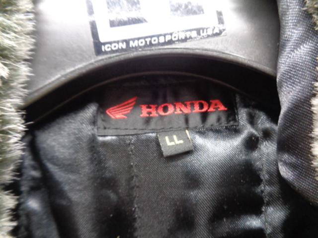 【HONDA】レザージャケット ブラック LLサイズ