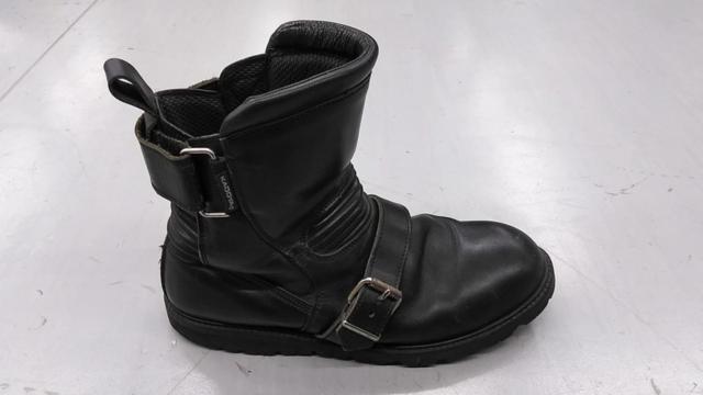 KADOYA BLACK ANKLE レザーブーツ