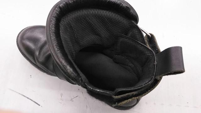 KADOYA BLACK ANKLE レザーブーツ