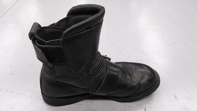 KADOYA BLACK ANKLE レザーブーツ