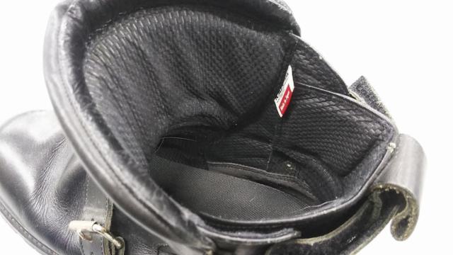 KADOYA BLACK ANKLE レザーブーツ
