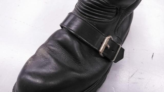 KADOYA BLACK ANKLE レザーブーツ