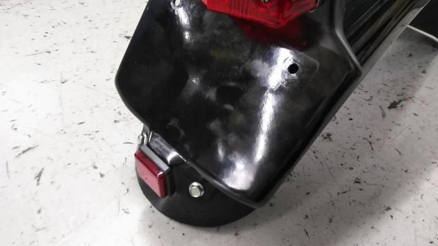 9KAWASAKI リアフェンダー+テールランプ