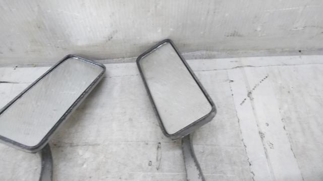 【左右セット】メーカー不明 ショートスクエアミラー