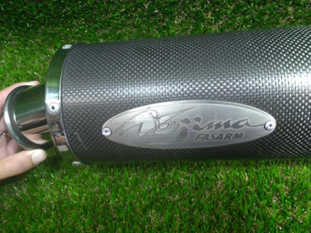 【NOJIMA(ノジマ)】FASARM 汎用 カーボンサイレンサー 差込径60.5Φ