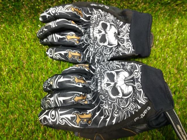 【FIVE】メッシュグローブ SLIDE SCULL サイズ:XL