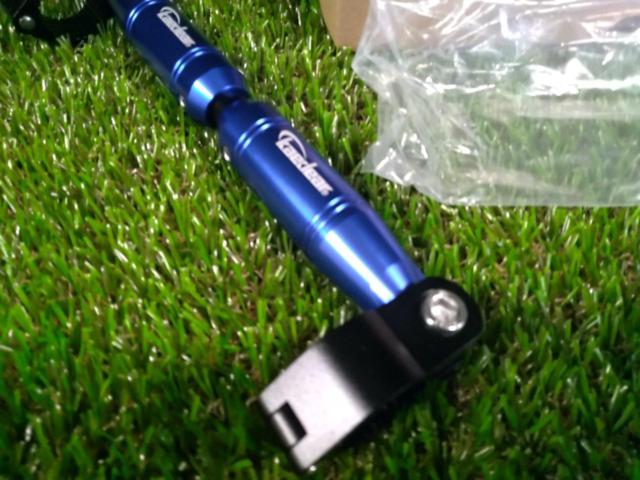 【Kaedear】KDR-HB1 ハンドルブレース 22.2mm アルミ製  ブルー/ブラック