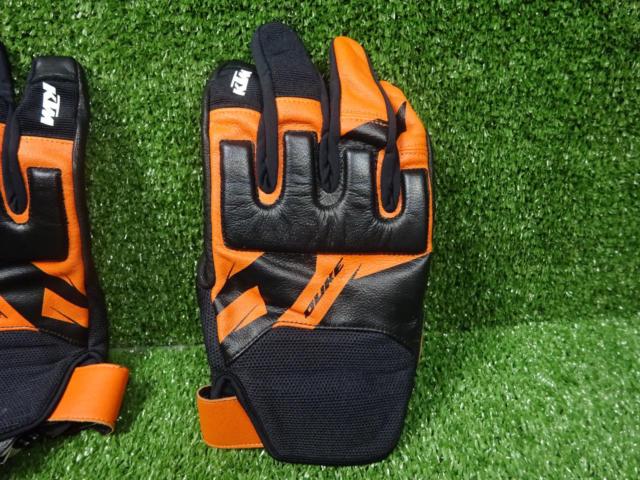 【KTM】DUKE レザーグローブ サイズ:XL
