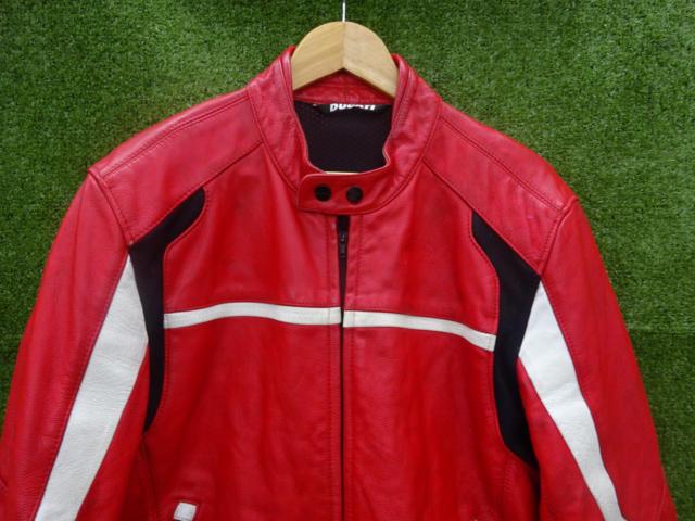 【DUCATI】シングルライダースジャケット サイズ:54(XL)
