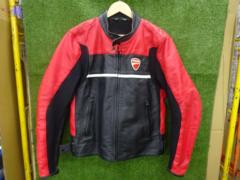 【DUCATI】レザーライダースジャケット サイズ:50(M-L)