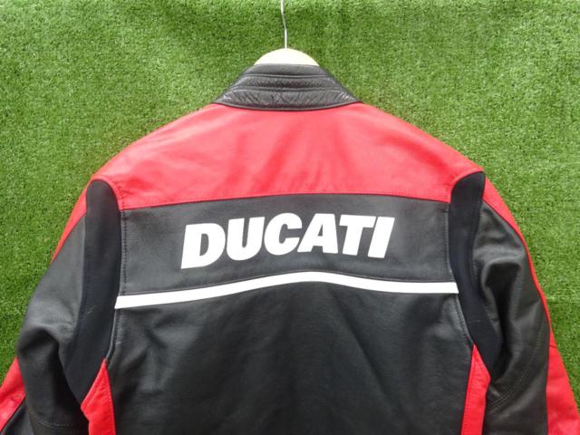 【DUCATI】レザーライダースジャケット サイズ:50(M-L)