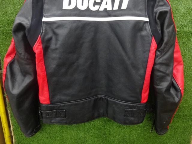 【DUCATI】レザーライダースジャケット サイズ:50(M-L)