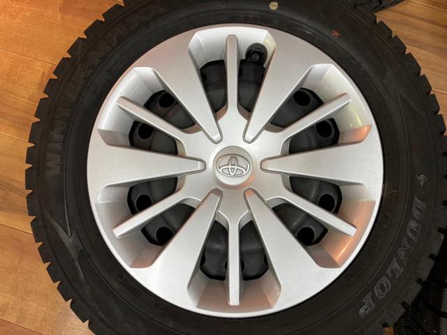 【トヨタ純正】 14インチスチールホイール+【DUNLOP】WINTER MAXX WM02