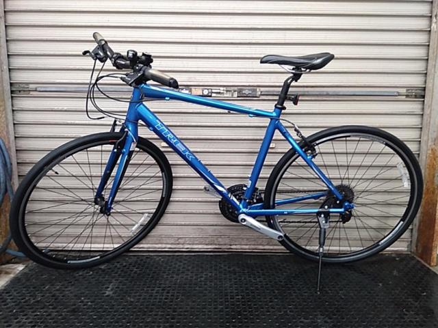 TREK FX7.4 2015年モデル 700×32C 3×9S アルミフレームクロスバイク ブルー
