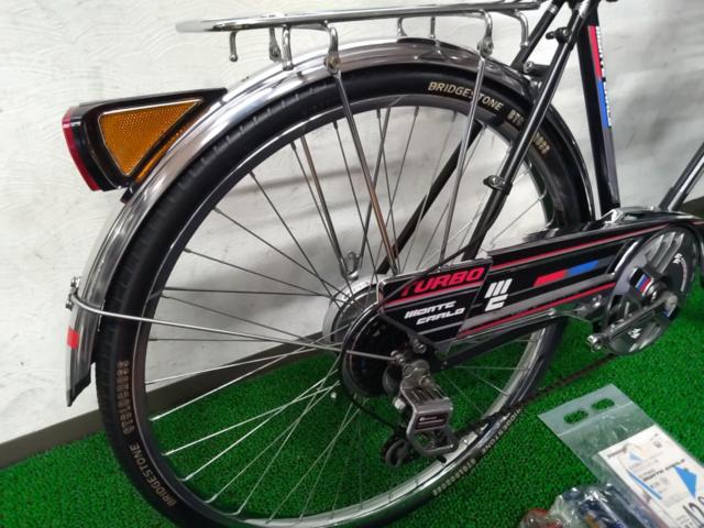 BRIDGESTONE MONTE CARLO TURBO 24x1-3/8インチ 外装6段変速 ジュニアスポーツ自転車/スーパーカー自転車 ブラック
