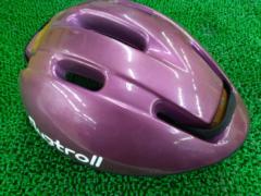 Mサイズ QUATROLL VIVID サイクルヘルメット ワインレッド
