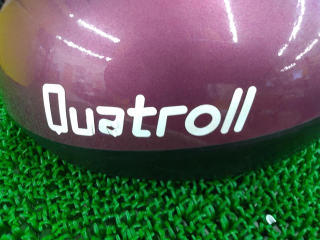 Mサイズ QUATROLL VIVID サイクルヘルメット ワインレッド