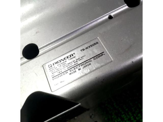 Wakeari
carrozzeria
TS-WX505A
Tune up woofer