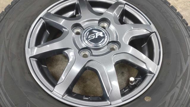 SR 8本スポークホイール+DUNLOP WINTERMAXX SV01