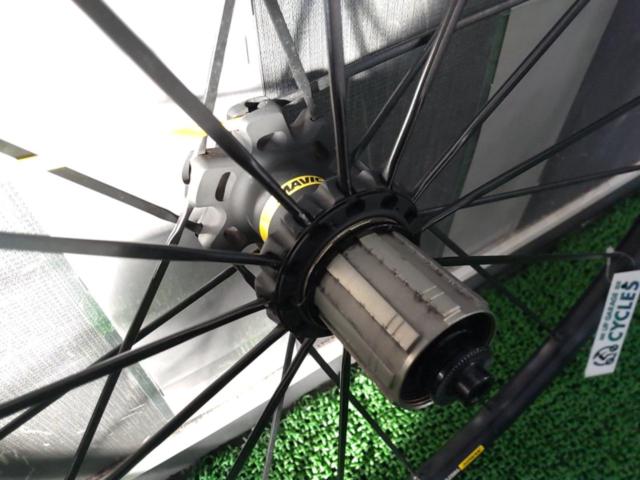 【わけあり現状販売】MAVIC KSYRIUM PRO UST 700c 11S センターロックディスクブレーキ対応 チューブレスレディリアホイール