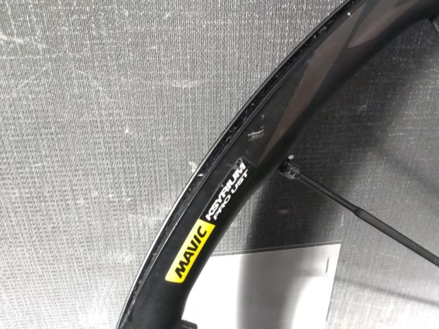 【わけあり現状販売】MAVIC KSYRIUM PRO UST 700c 11S センターロックディスクブレーキ対応 チューブレスレディリアホイール