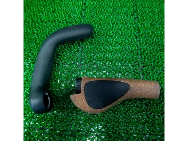 ERGON GP5 バイオコルクS バーエンドバー付きグリップ ブラウン/ブラック