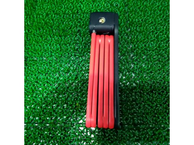 ABUS BORDO LITE 6055 鍵タイプ プレートロックレッド