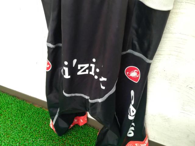 サイズXL Castelli ビブショーツ ブラック/ホワイト