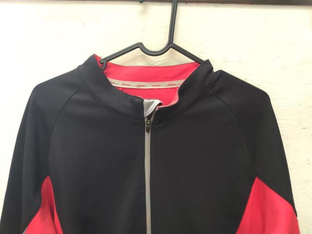 XLサイズ TREK 裏起毛長袖サイクルジャージ ブラック/レッド