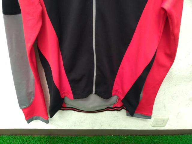 XLサイズ TREK 裏起毛長袖サイクルジャージ ブラック/レッド