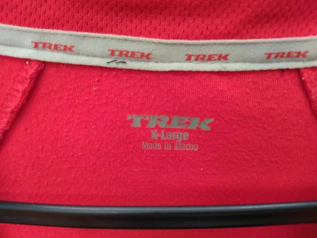 XLサイズ TREK 裏起毛長袖サイクルジャージ ブラック/レッド