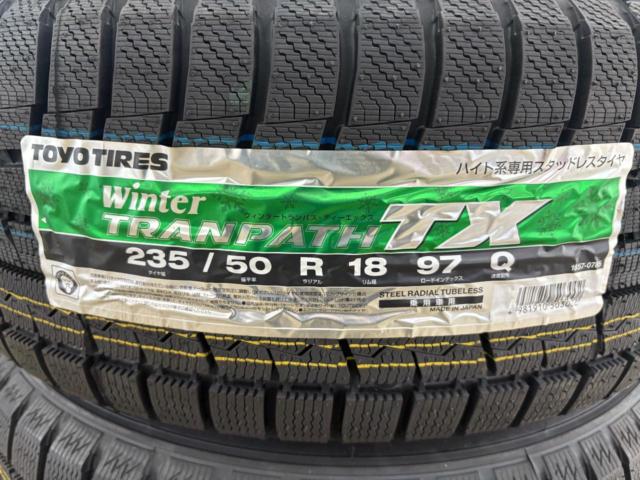New tires included
Toyota
VELLFIRE / 30 series
Previous period
Original wheel
+
TOYO
Winter
TRANPATH
TX