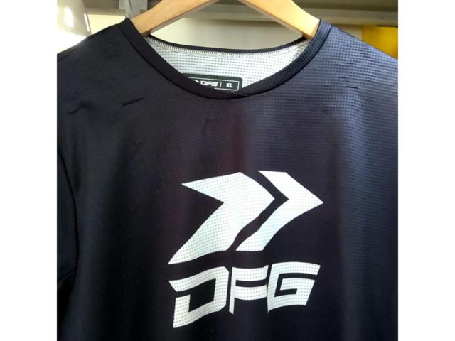 サイズ:XL DFG ソリッドジャージ(ブラック/ホワイト)