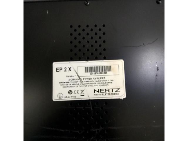 Elettromedia HERTZ EP2X 2チャンネルパワーアンプ