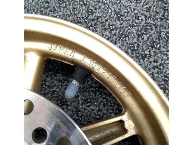 2HONDA ライブDIO/AF35 純正フロントホイール