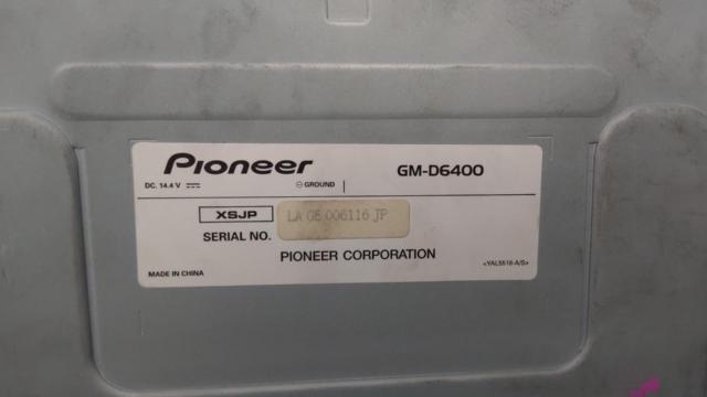 carrozzeria
GM-D6400
4ch power amplifier