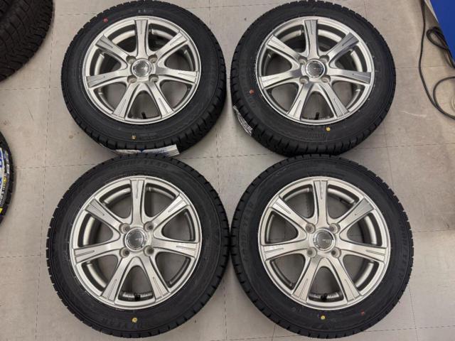 Cコン YOKOHAMA MILLOUS R.E  + GOODYEAR ICENAVI 8 ☆新品タイヤ付きセット!!☆