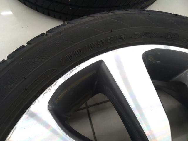 MITSUBISHI ekカスタム 純正ホイール + DUNLOP ENASAVE EC204
