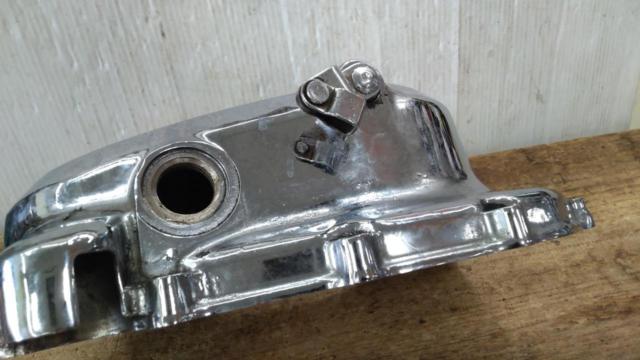 ※穴あけ加工ありHONDA純正 エンジンカバー 卵型 【CB250T/CB400T】