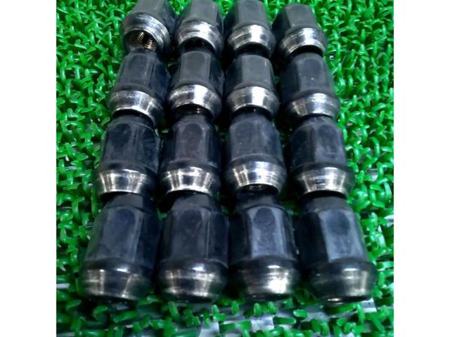 メーカー不明 ブラックナット M12 × 1.5 HEX19 16個