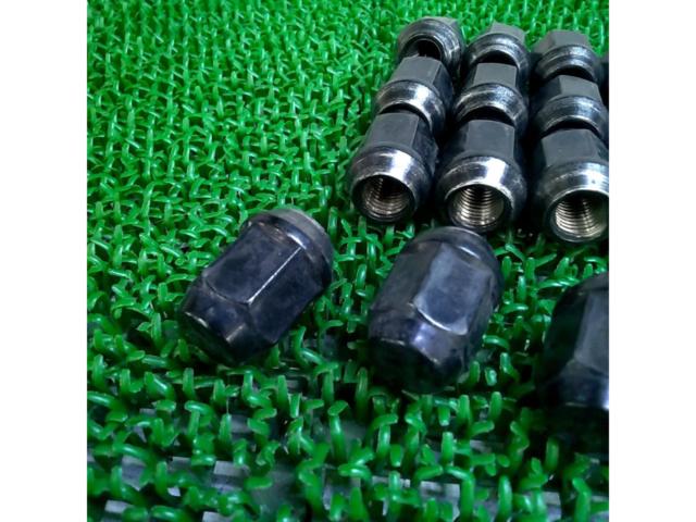 メーカー不明 ブラックナット M12 × 1.5 HEX19 16個